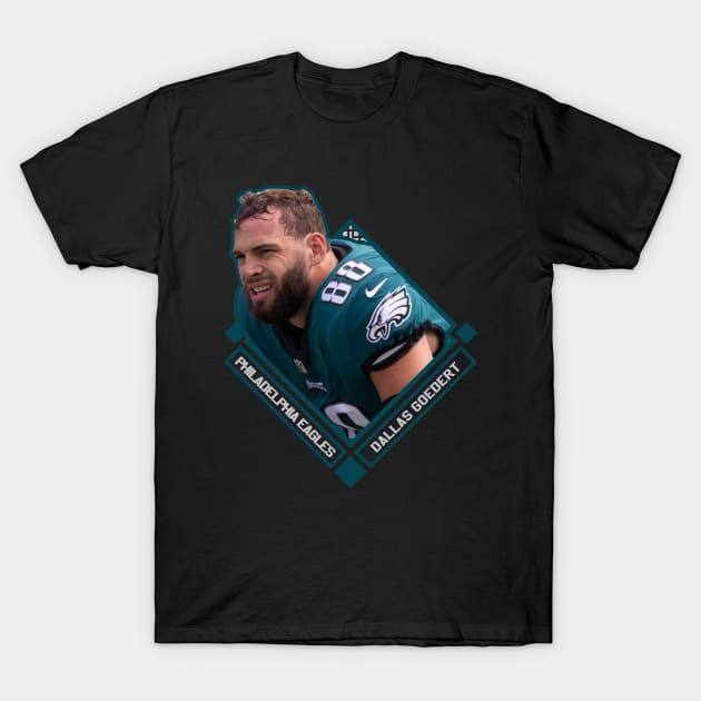 DALLAS GOEDERT PHILADELPHIA EAGLES T-Shirt by hackercyberattackactivity